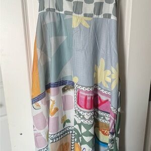 Colorful Patterned Women's Skirt